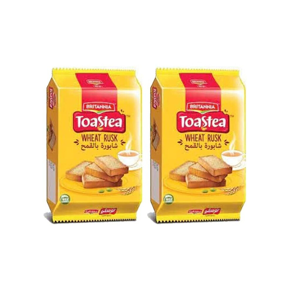 (Pack of 2	) Britannia Wheat Rusk 610g