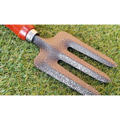 Wooden Hand Fork Weeding Hand Tool For Potting Planting 1