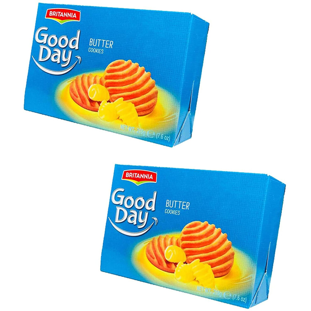 Britannia (Pack Of 2) Good Day Biscuits Butter Cookies 216G