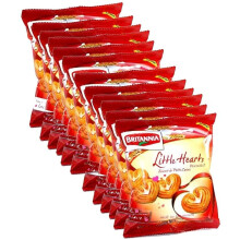 (Pack of 12) Britannia Little Hearts Biscuits 75g
