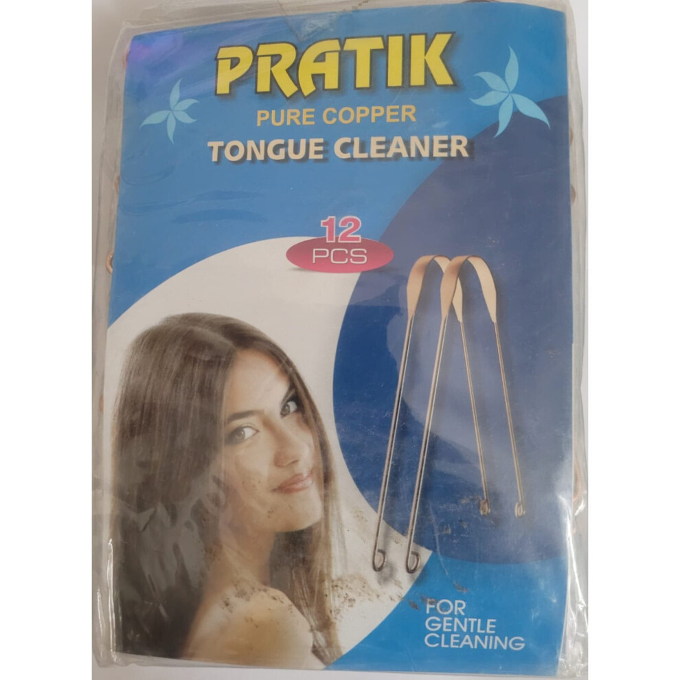 2 x Copper Tongue Scraper Cleaner Healthy