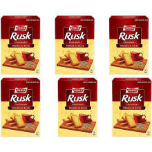 (Pack of 6) Parle Rusk Real Elaichi 600g