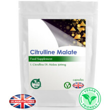 L-Citrulline DL-Malate 500mg (180 Capsules) Performance, Recovery (V)