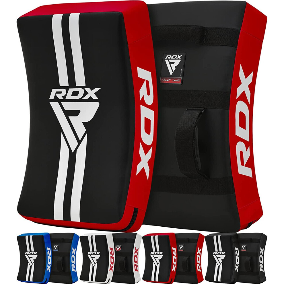 (Red) RDX Kick Shield Muay Thai Kickboxing, Striking Pad