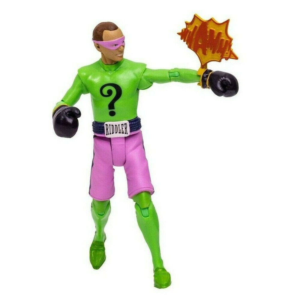 McFarlane Toys DC Batman66Retro Action Figure Riddler In Boxing Gloves