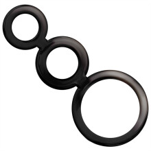 ADDICTED TOYS RINGS SET FOR PENIS - SMOKED