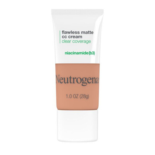 Neutrogena Neutrogena Clear Coverage Flawless Matte CC Cream, Fawn 5.0, 1 oz