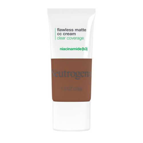 Neutrogena Neutrogena Clear Coverage Flawless Matte CC Cream, Cinnamon 9.0, 1 oz