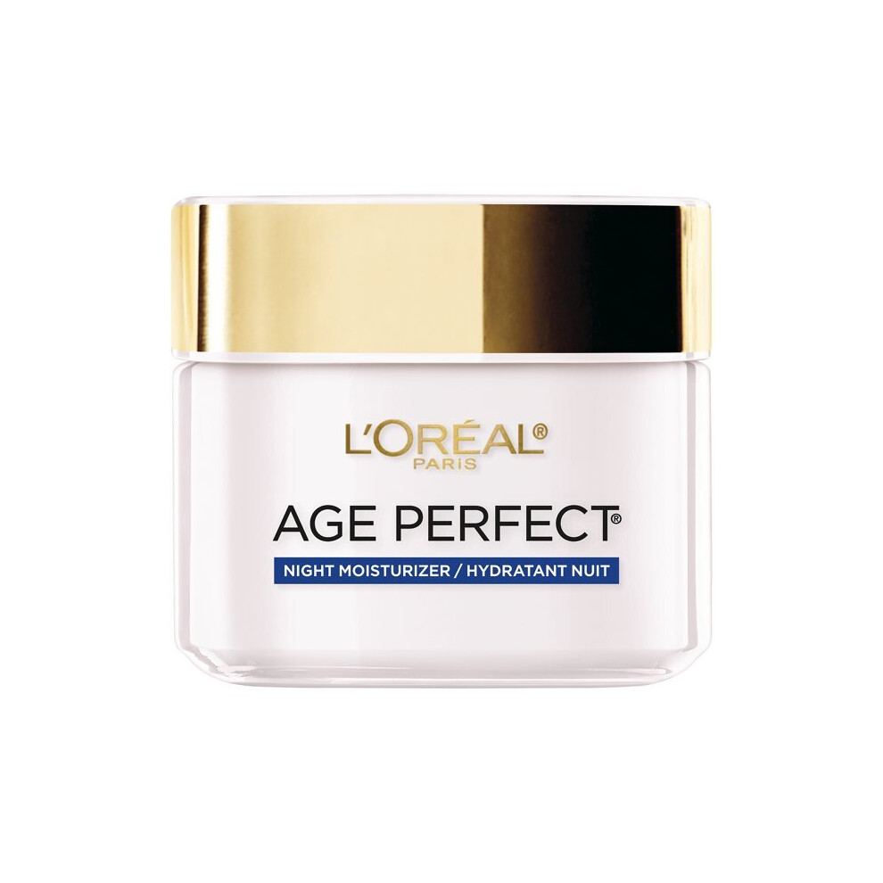 L'Oreal Paris Age Perfect Collagen Expert Night Moisturizer for Face, 2.5 oz