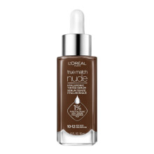 L'Oreal Paris True Match Hyaluronic Tinted Serum Foundation Makeup, Very Deep 10-12, 1 fl. oz