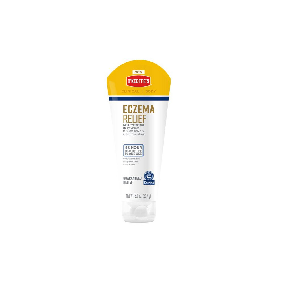 O'Keeffe's Eczema Body Cream, 8oz Tube, 48 Hour Itch Relief