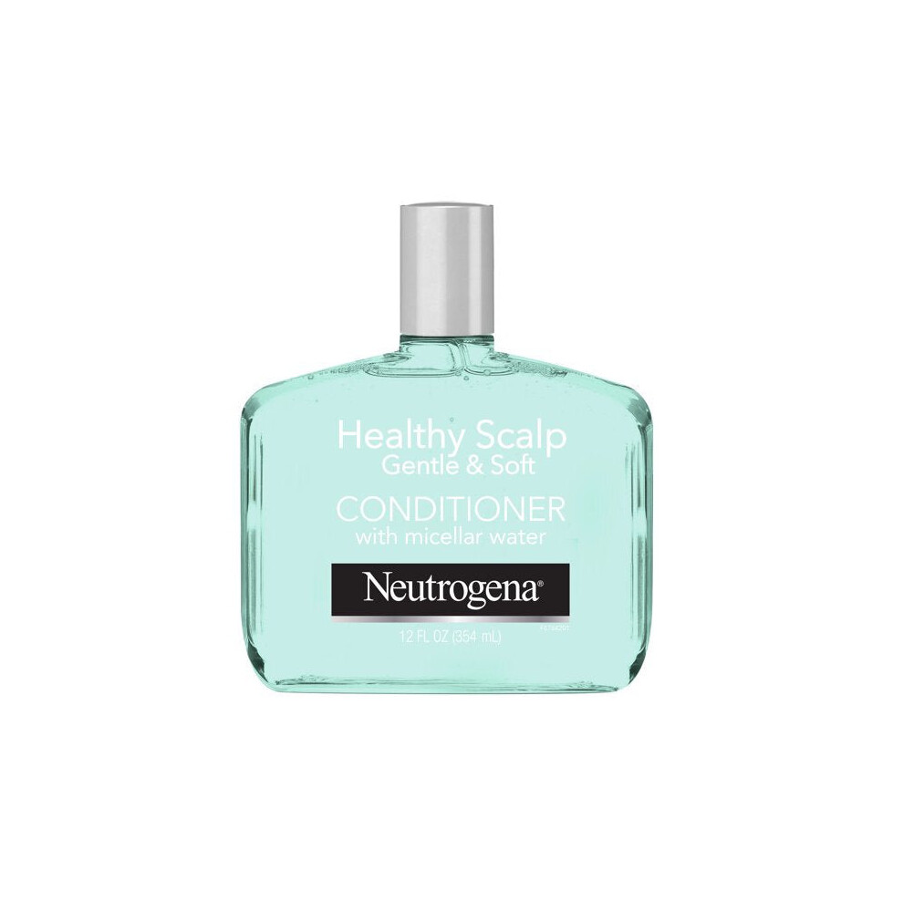 Neutrogena Lightweight Conditioner for Sensitive Scalp with Micellar Water, Healthy Scalp Gentle & Soft, Sulfate-Free Surfactants, 12 fl oz