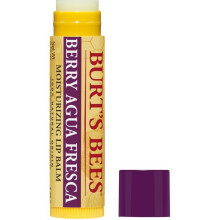 Burt's Bees 100% Natural Origin Moisturizing Lip Balm, Berry Agua Fresca with Beeswax, 1 Tube in Blister Box