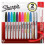 Sharpie Sharpie Permanent Markers, Fine Point, Assorted Bold Colors, 12 Count 2