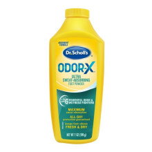Dr. Scholl's Odor-X Ultra Sweat-Absorbing Foot Powder 7 oz