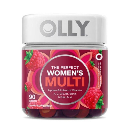 OLLY, Vrouwen's Multi, Blissful Berry , 90 Gummies