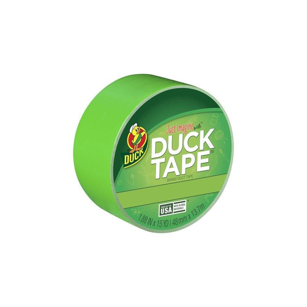 Duck Brand 1.88 In. X 15 Yd. Lime Green Colored Duct Tape 075353012772