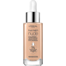 L'Oreal Paris True Match Hyaluronic Tinted Serum Foundation Makeup, 4.5-5.5 Rich Medium, 1 fl. oz