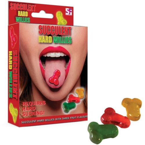 Saftige Hard Willies penisformede slik