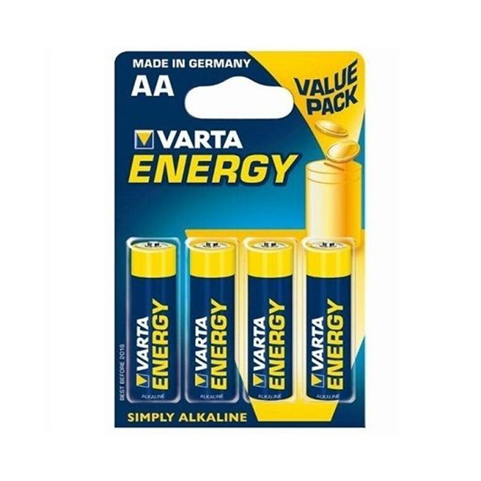 VARTA ENERGY BATTERY AA LR6 4 UNITS