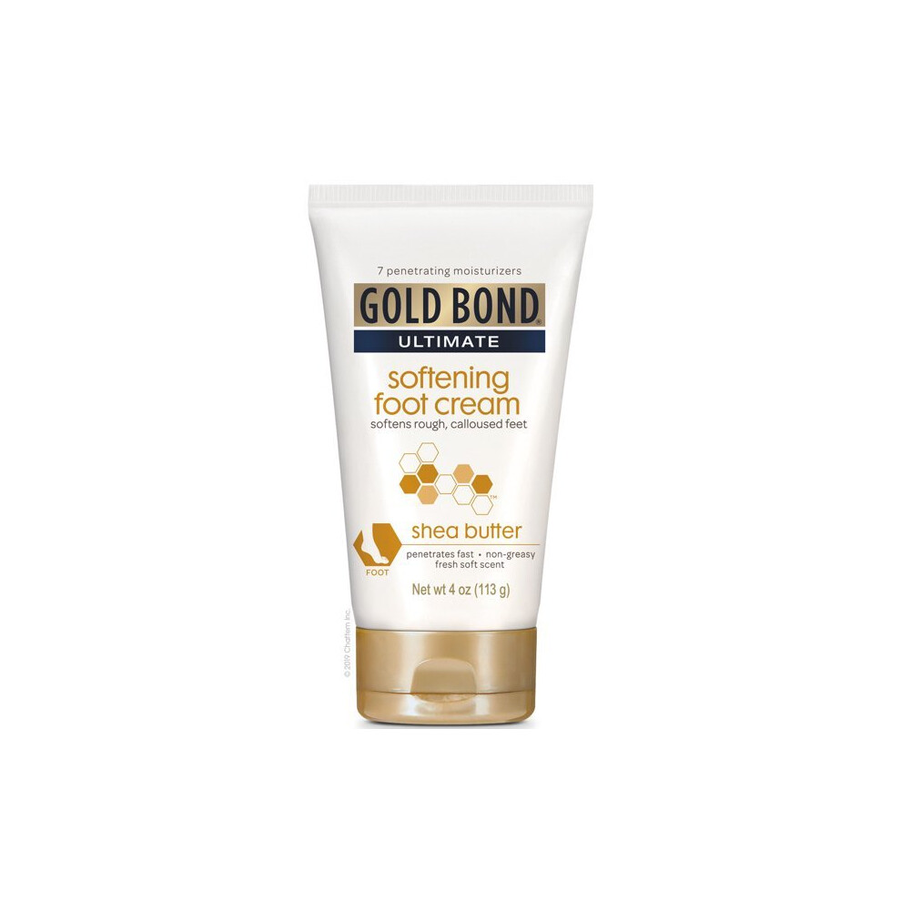 Gold Bond Softening Foot Cream With Shea Butter, 4 Oz