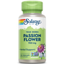 Solaray, True Herbs, Passiónková kvet, 100 VegCaps (350 mg per Capsule)