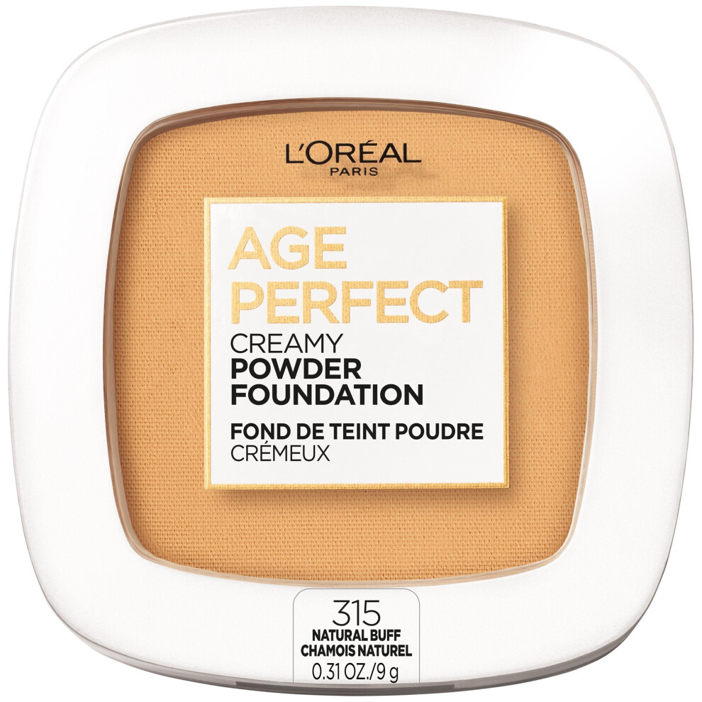 L’oréal Paris L'oreal Paris Age Perfect Creamy Powder Foundation With Minerals, Natural Buff, 0.31 Oz
