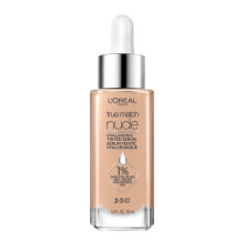 L'Oreal Paris True Match Nude Hyaluronic Tinted Serum Foundation med 1% Hyaluronsyre Light 2-3 1 fl. oz.