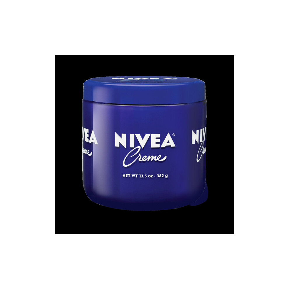 NIVEA Creme Body, Face and Hand Moisturizing Cream, 13.5 Oz Jar