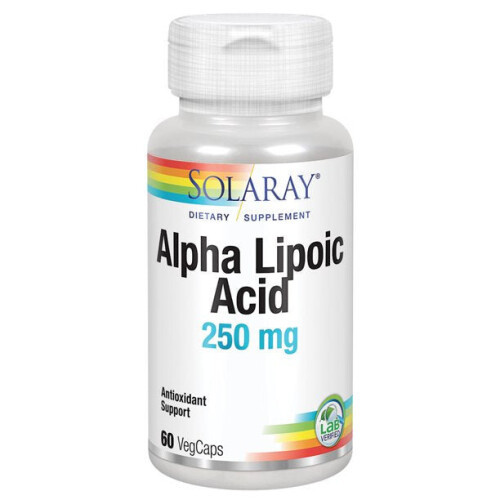 Solaray, Alpha-Lipoinsäure, 250 mg, 60 VegCaps