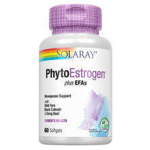 Solaray, Phytoestrogen + EFAs mit Wild Yam, Schwarze Cohosh & Dong Quai, 60 Softgels
