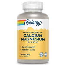 Solaray, Calcium-Magnesium 2:1-Verhältnis, 180 VegCaps