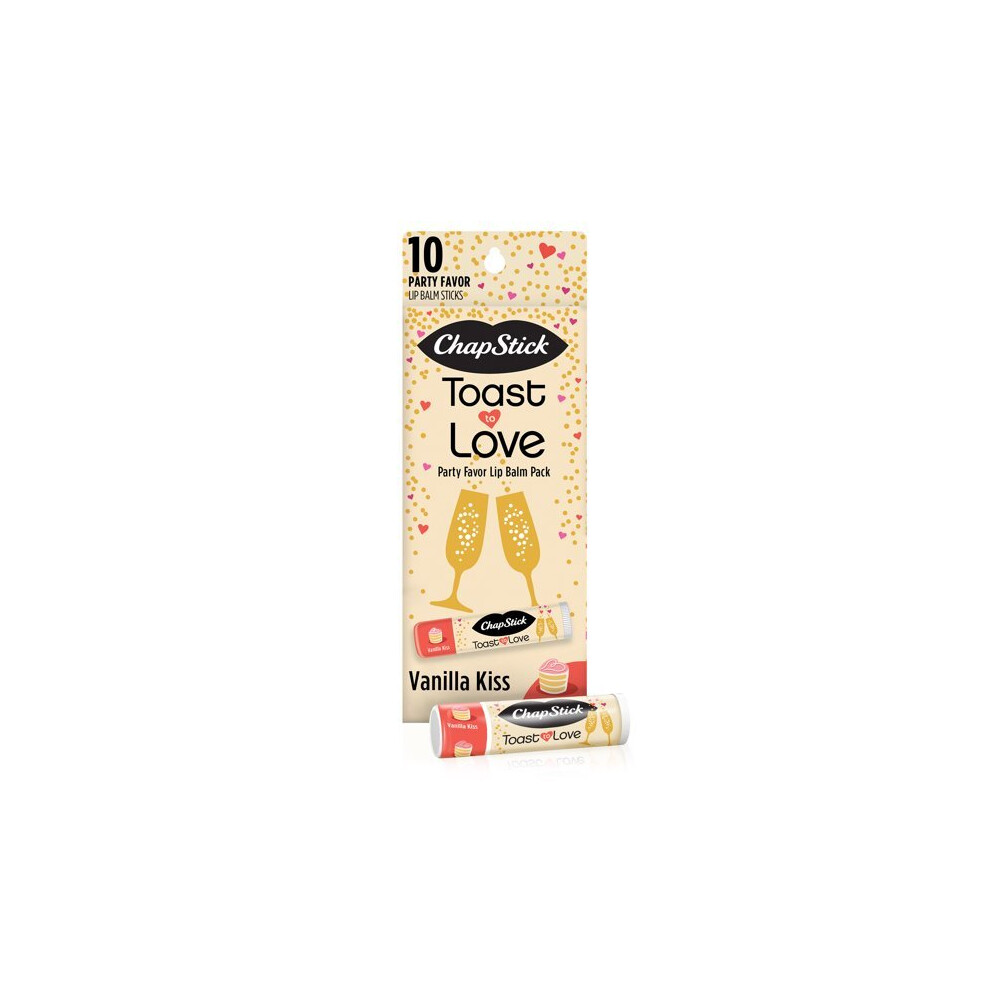 Photos - Lipstick & Lip Gloss ChapStick Party Favor Toast to Love Lip Balm Pack, Lip Care, 10 Ct  (0.15 Oz Each)