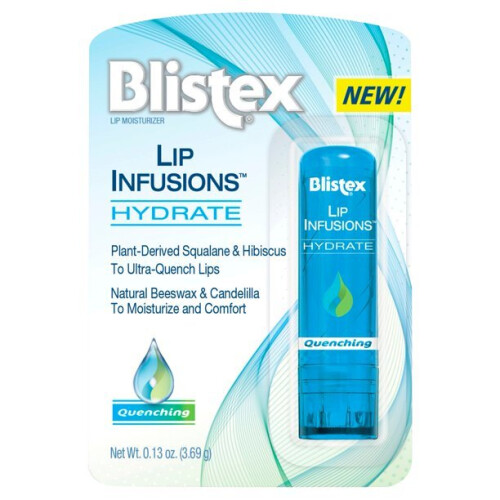 Blistex Blistex Lip Infusions Hydrate Quenching Lip Moisturizer, 0.13 oz