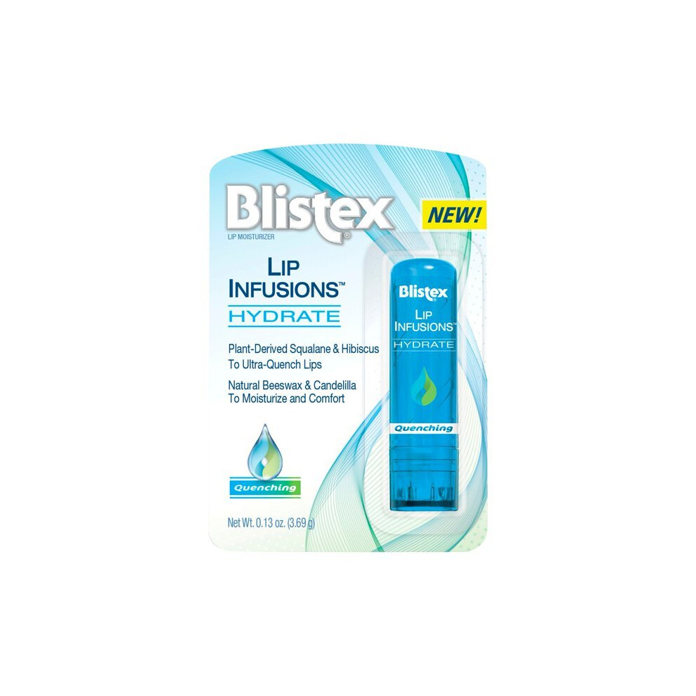 Blistex Lip Infusions Hydrate Quenching Lip Moisturizer, 0.13 oz