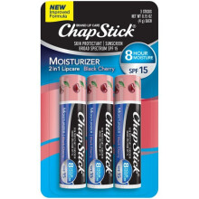 ChapStick Lip Moisturizer Black Cherry 3CT Long Card
