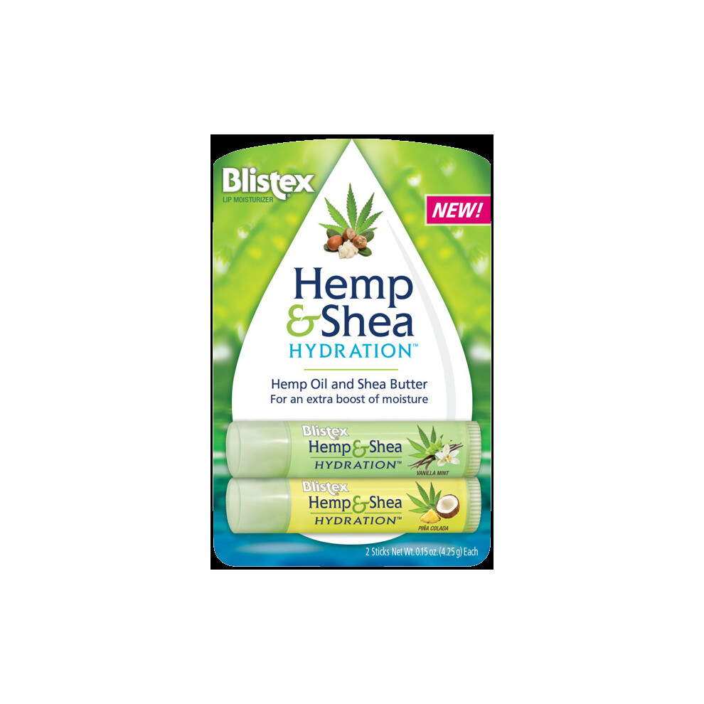 Blistex Hydration Hemp & Shea Lip Moisturizer, 0.15 oz