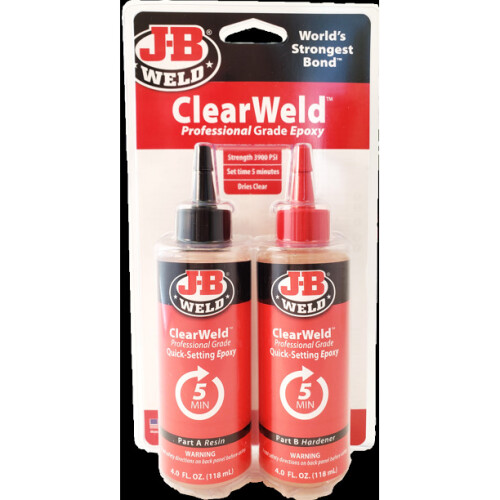 Jb Clearweld Epoxy 8oz