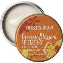 Burt's Bees 100% Natural Lip Butter, Orange Blossom & Pistachio, 1 Ct