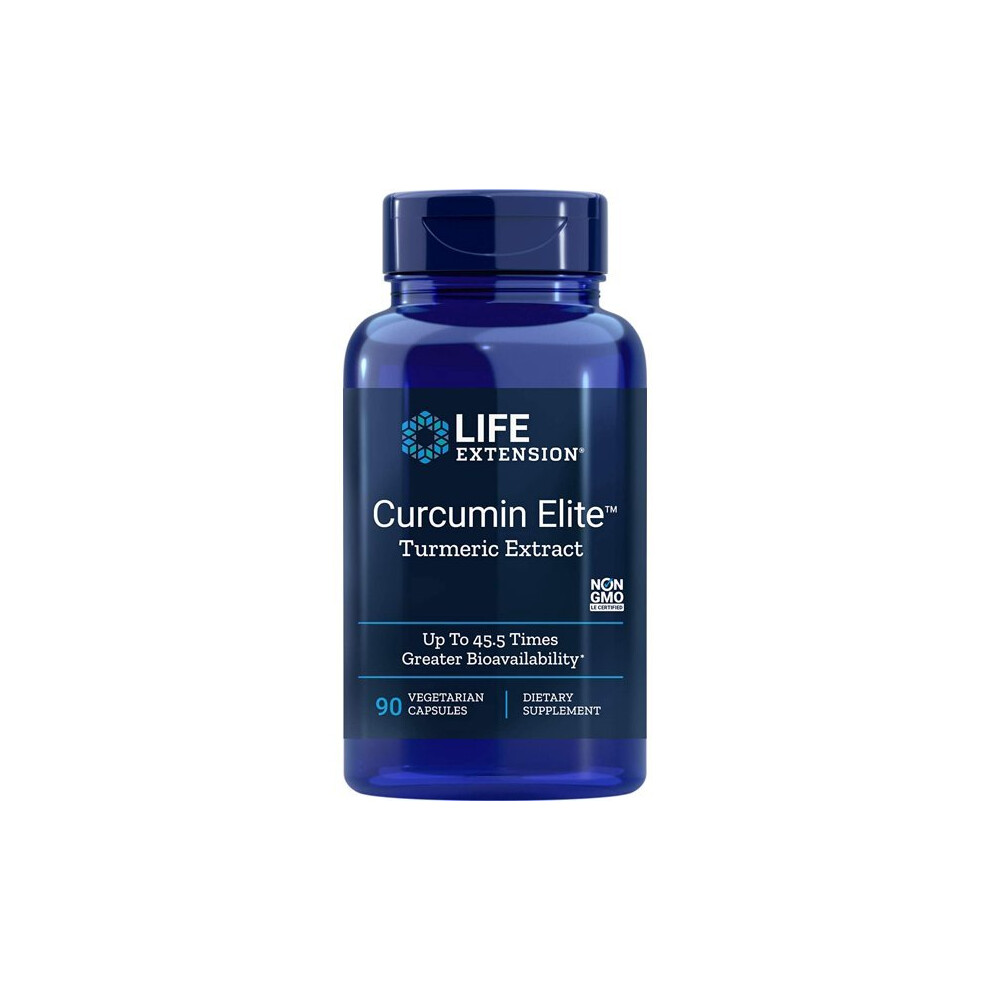 Life Extension Curcumin Elite Turmeric Extract, 90 Vegetarian Capsules
