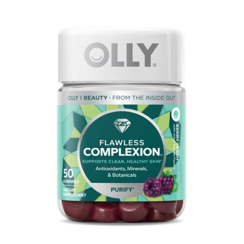 OLLY, Perfektes Komplex, Beerenfrisch, 50 Gummibärchen