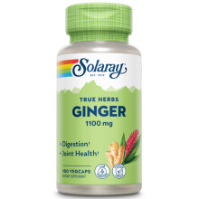 Solaray, Ingver, 1 100 mg, 100 VegCaps (550 mg na kapsulu)