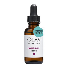 Olay Jojoba Oil Serum, Moisturizing Booster, Fragrance-Free, 1.0 oz
