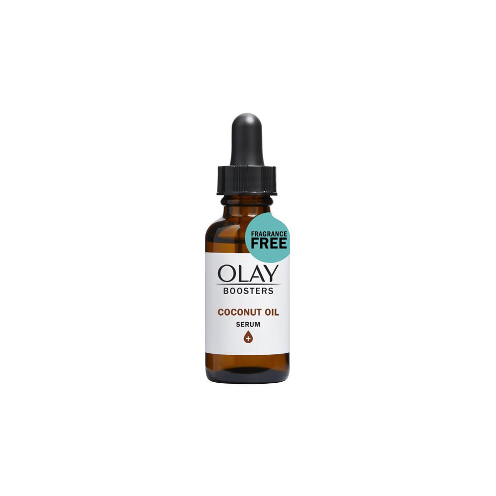 Olay Coconut Oil Serum, Nourishing Antioxidant Booster, Fragrance-Free, 1.0 oz