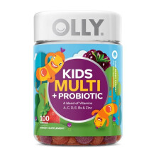 OLLY, Barn Multi + Probiotik, Yum Berry Punch, 100 Gummitofflor