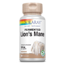 Solaray, Bio fermentierte Löwens-Mähne, 1.000 mg, 60 Bio-Kapseln (500 mg pro Kapsel)