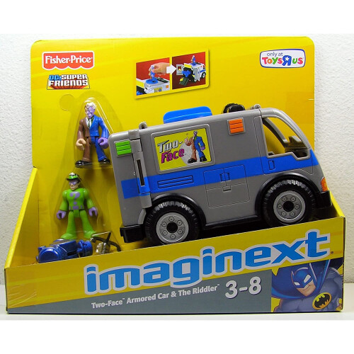 Disney Fisher Price - DC Super Friends - Imaginext - Includes Two-Face Mini