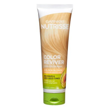 Garnier Nutrisse 5 Minute Nourishing Color Hair Mask with Triple Oils Delivers Day 1 Color Results  for Color Treated Hair  Golden Blonde  4.2 Fl