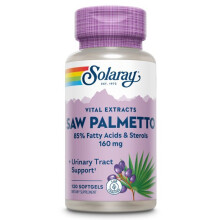 Solaray, Vitalne Ekstrakty, Palma Saw, 160 mg, 120 Softgels