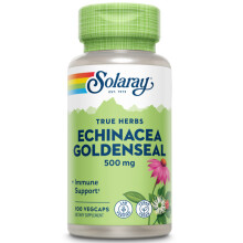 Solaray, True Herbs, Echinacea Goldenseal, 100 VegCaps